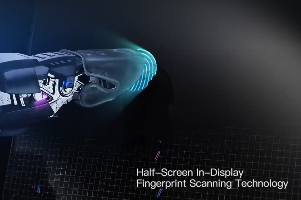 Vivo Apex Concept Phone Half Screen Fingerprint Sensing Technology
