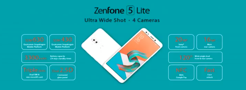 Zenfone 5 Lite specs