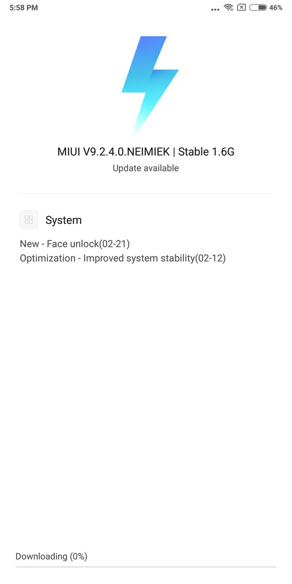 Redmi Note 5 Pro Face Unlock Update