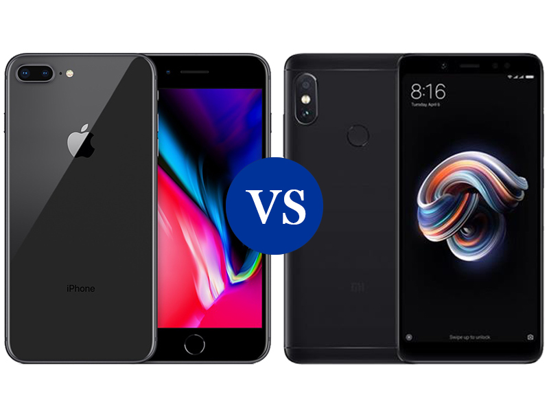 Apple iPhone 8 vs Xiaomi Redmi Note 5 Pro - Gizmochina