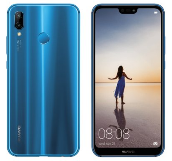 Huawei P20 Lite Official Renders Blue
