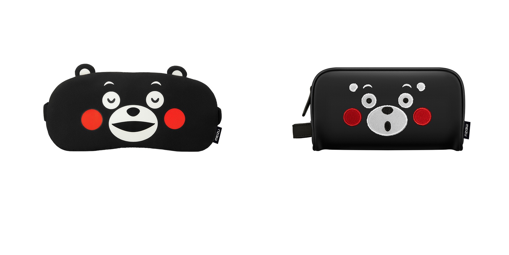 Kumamon Sleep Mask and Travel Purse