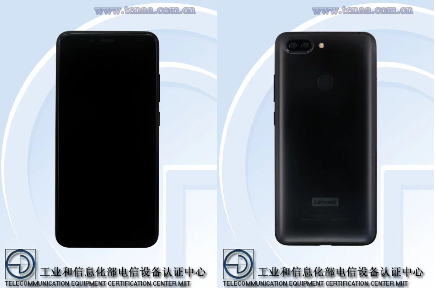 Lenovo K520 TENAA Front and Rear