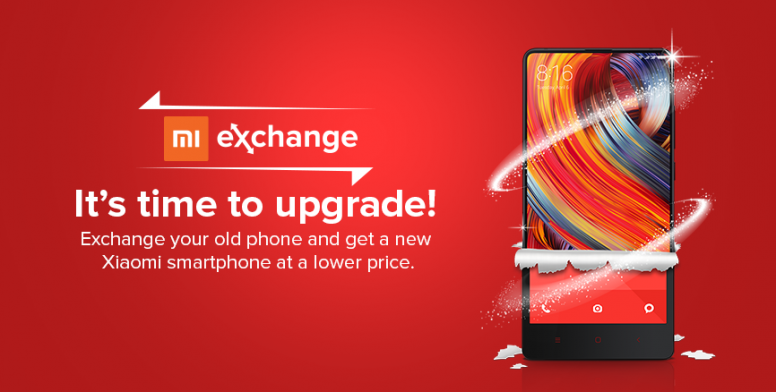 Xiaomi introduces Mi Exchange offer online on Mi.com