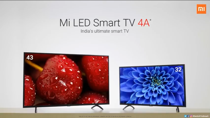 Xiaomi Mi TV 4A 32-inch, 43-inch