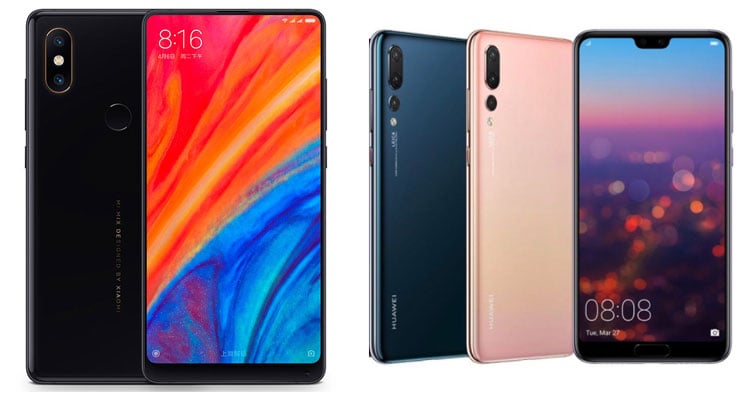 Huawei p20 pro vs xiaomi mi 8