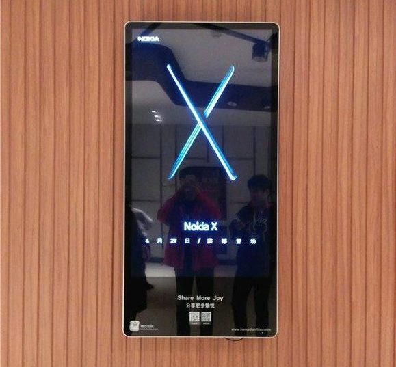 Nokia X digital poster