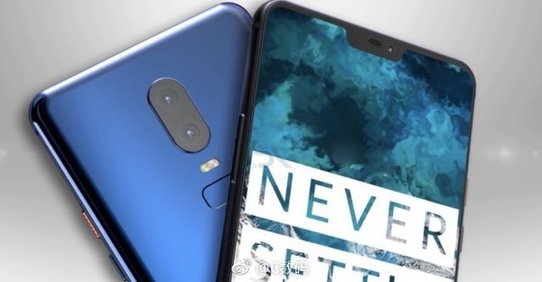 OnePlus 6 Render Blue