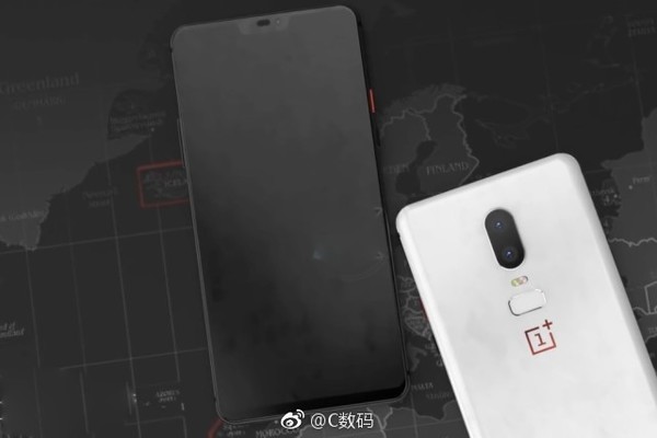 OnePlus 6 render white