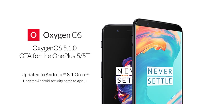 OxygenOS 5.1 Android 8.1 Oreo