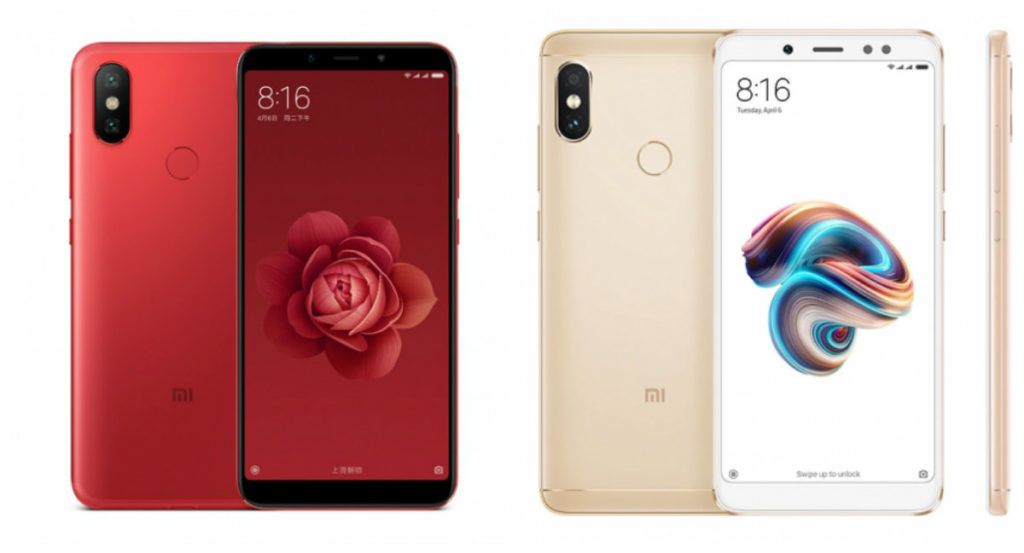 xiaomi redmi note 6 pro xiaomi mi a2 xiaomi redmi note 6 pro xiaomi mi a2