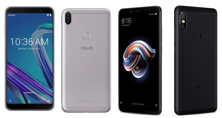 asus zenfone max pro m1 vs xiaomi redmi note 5 pro