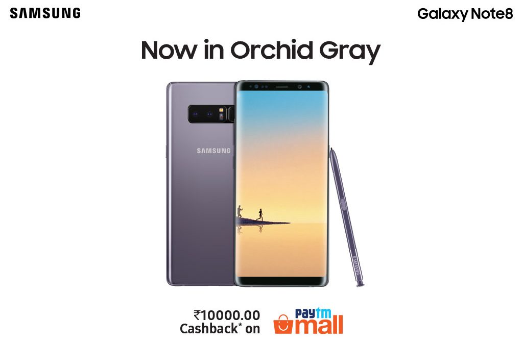 Samsung Galaxy Note 8 Orchid Grey Color Variant Launched ...