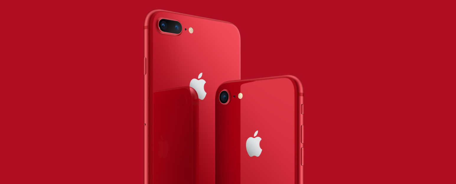 iPhone 8 and iPhone 8 Plus Product Red