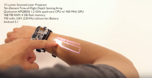 LumiWatch Smartwatch Is A Prototype That Turns Your Arm Into A