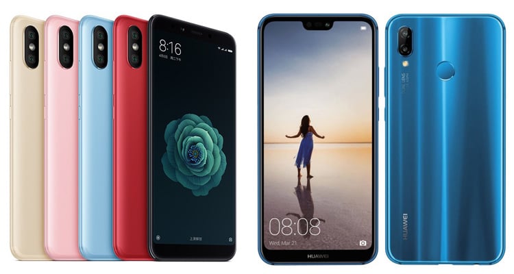 xiaomi mi 6x vs huawei p20 lite