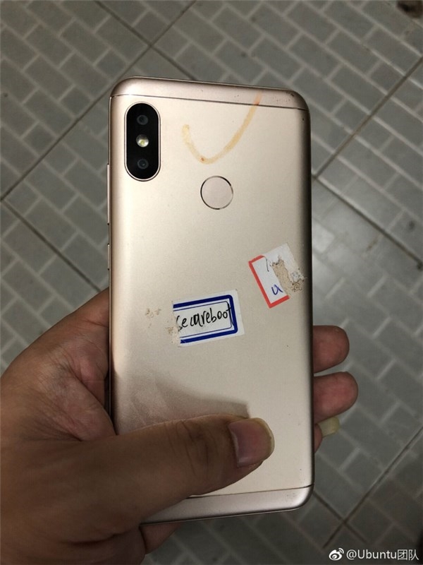 Alleged Xiaomi Redmi 6