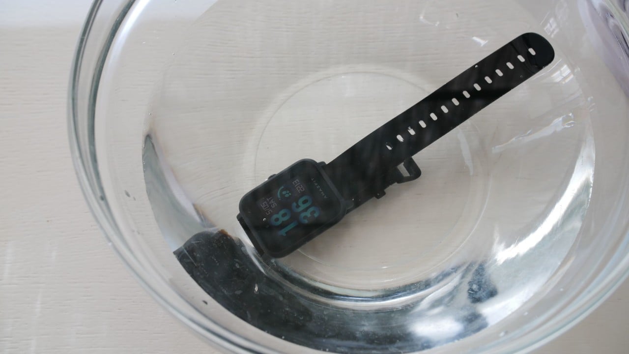 amazfit bip water resistant