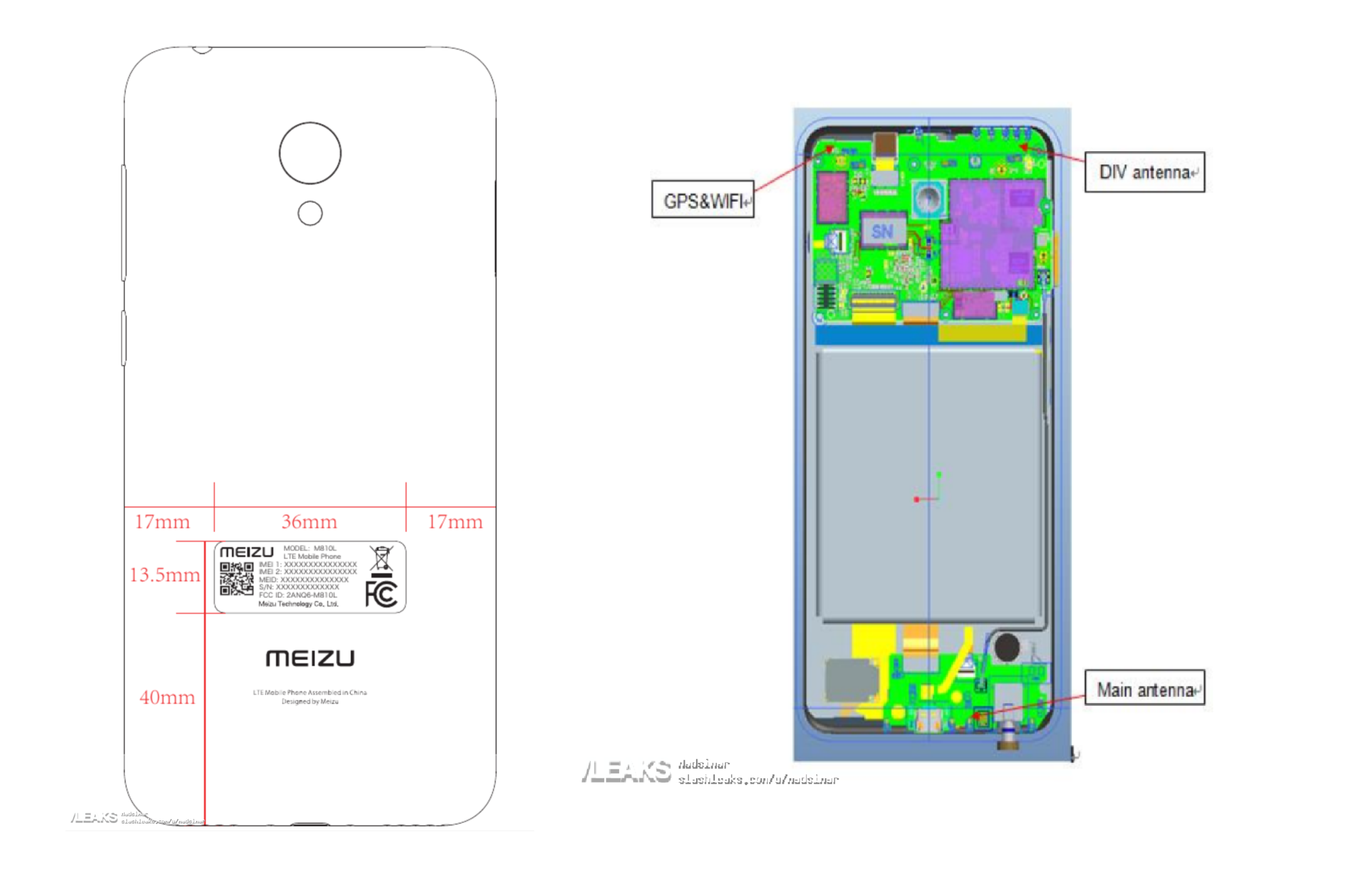 Android Go Meizu M810L FCC