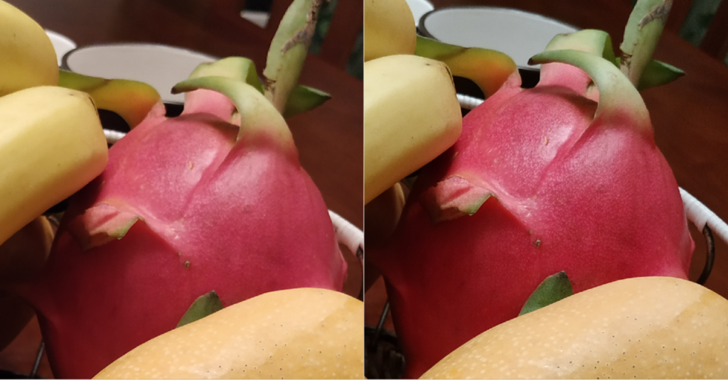 Mi 6X vs RN5 - Fruit Basket Zoomed
