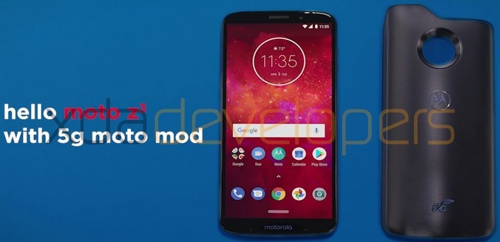 New Leaked Photo Shows The Moto Z3 Play & A 5G Moto Mod ...