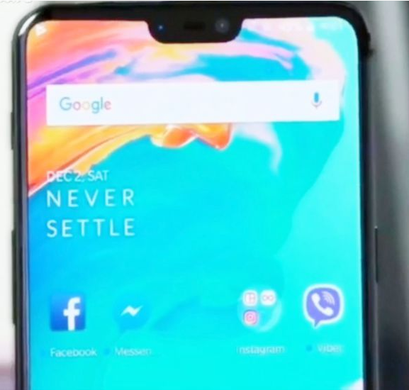 OnePlus 6 notch