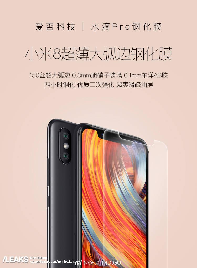 Xiaomi Mi 8 Appears in Black, White Variants in Tempered