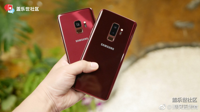 Samsung Galaxy S9 Burgundy Red variant