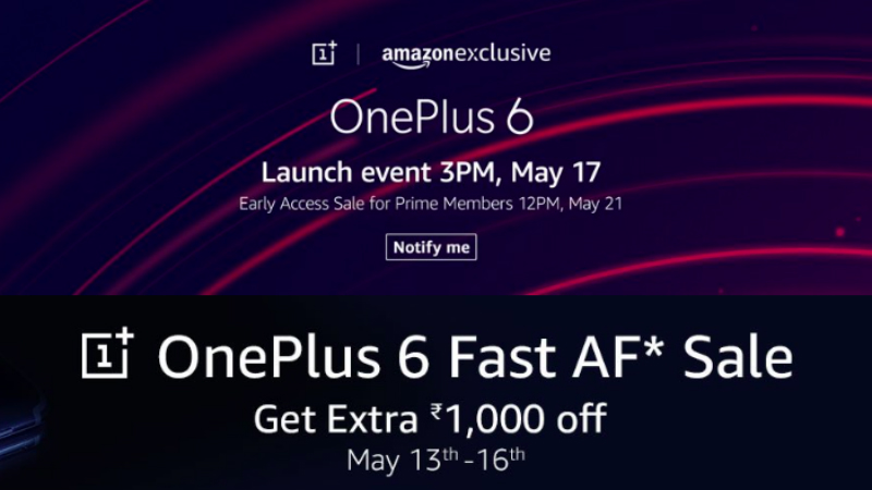 OnePlus 6 Fast AF Sale