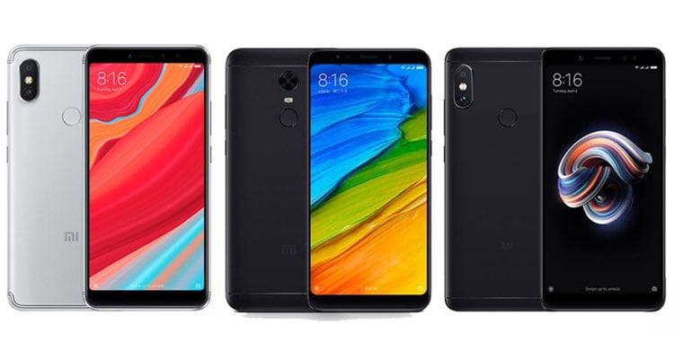 xiaomi redmi s2 vs redmi 5 plus vs redmi note 5