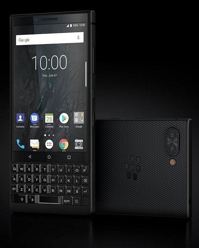 BlackBerry KEY² Black Render