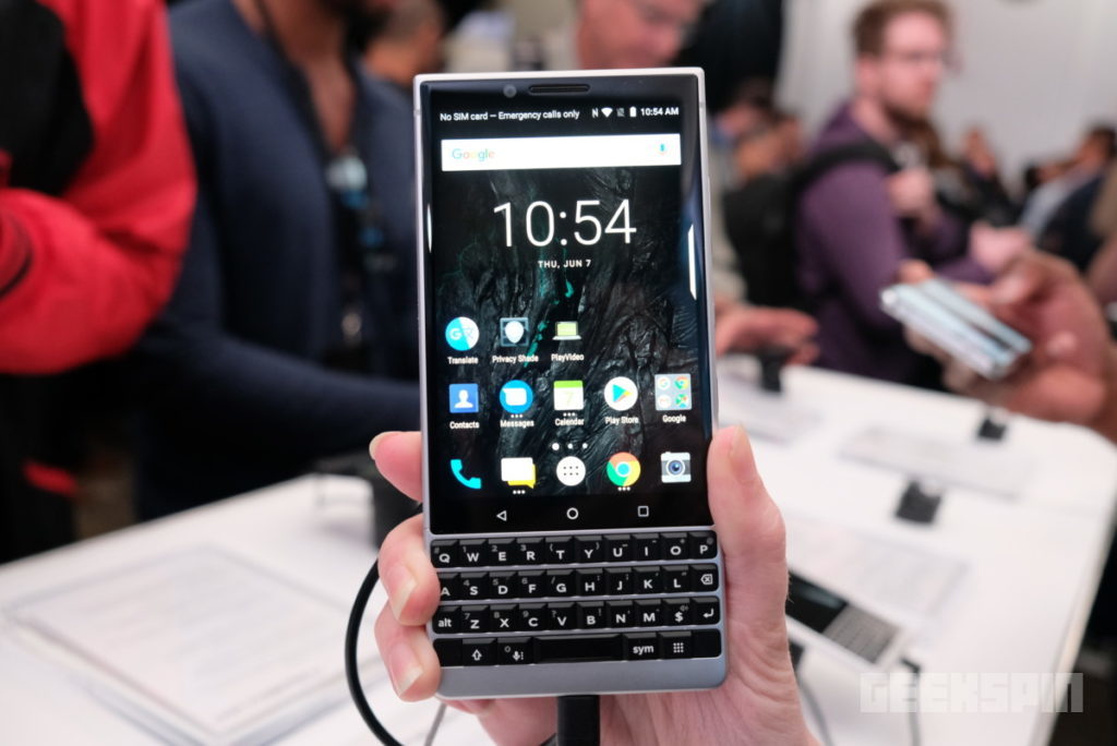 BlackBerry KEY² gets updated in China, brings July's security patch ...