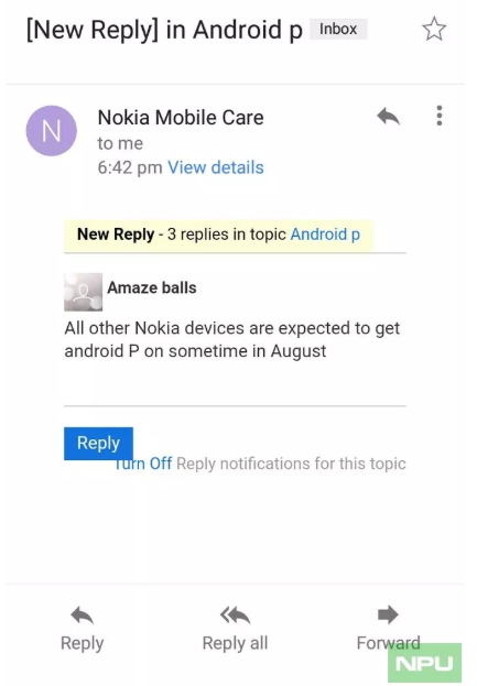 Nokia Android P