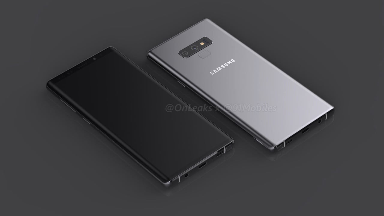Samsung Galaxy Note 9 Render