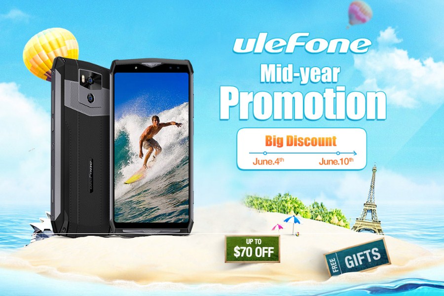 Check Out The Ulefone Mid-Year Promotion On Banggood; Get Discounts, Free Gifts And Lots More!