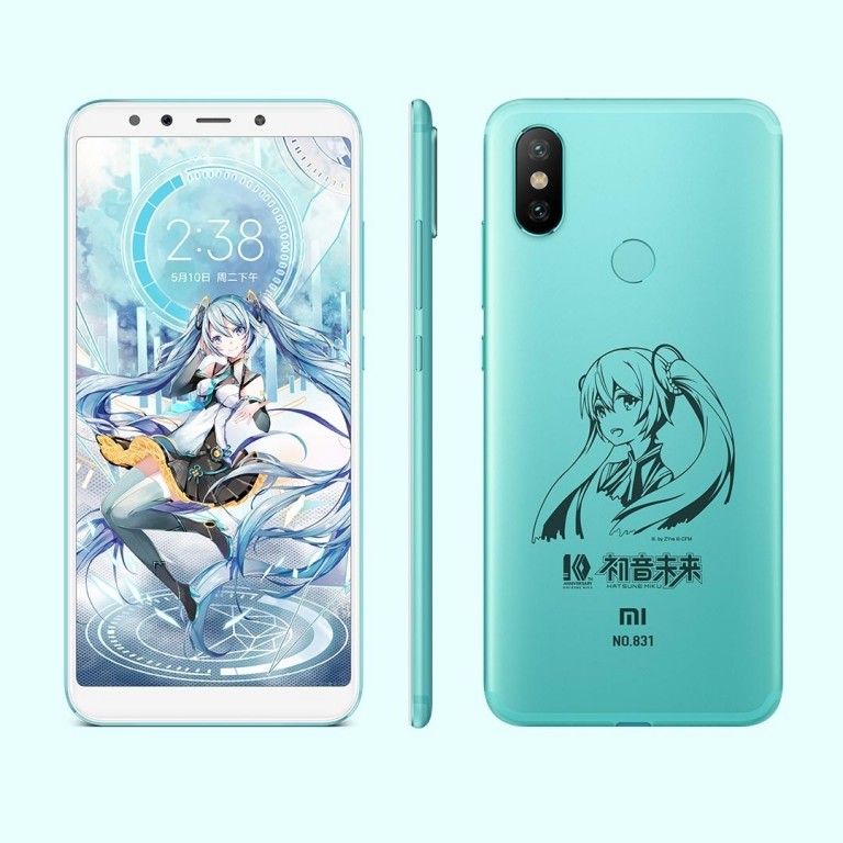 Xiaomi Mi 6X Hatsune MIku Special Edition