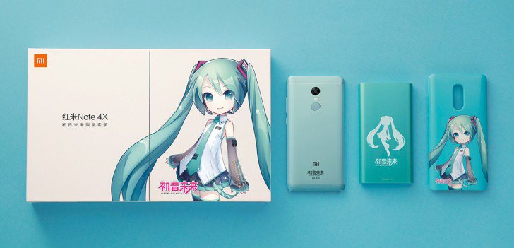 Redmi Note 4X Hatsune Miku Green Special Edition