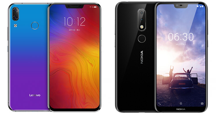 lenovo z5 vs nokia x6