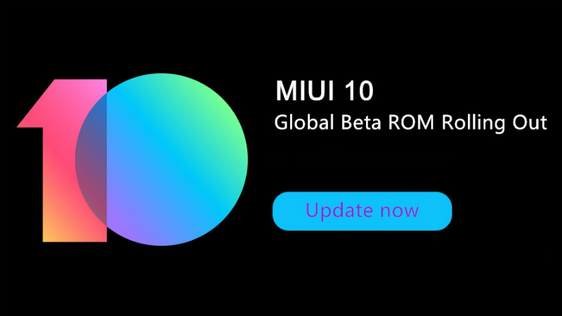 MIUI 10 Global Beta ROM