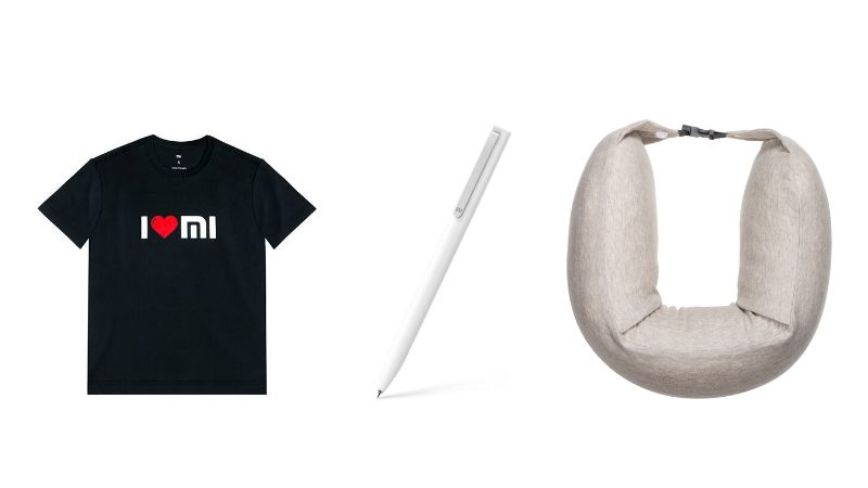 Xiaomi Mi Rollerball Pen, Mi Travel Pillow, Mi T-shirt India Launch