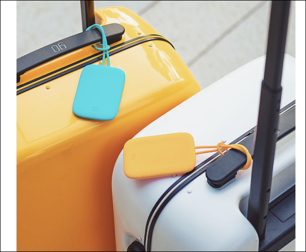 90 Points colorful silicone Luggage tag and portable Umbrella launched 90 Points Luggage tag