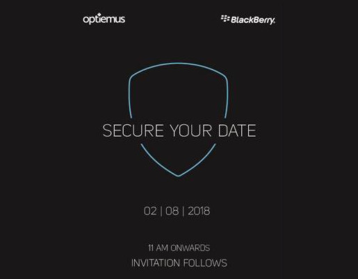 BlackBerry Evolve India Launch Invite