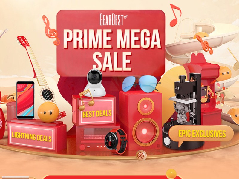 Check Out The Prime Mega Sale On GearBest; Get Best Deals And Lots More!