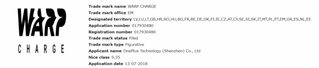 OnePlus Warp Charge