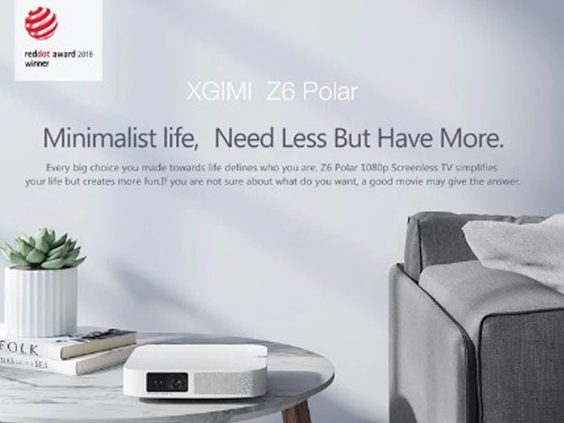 Buy Xgimi Z6 Polar Wireless Projector At A Reduced Price Of 564.99 On