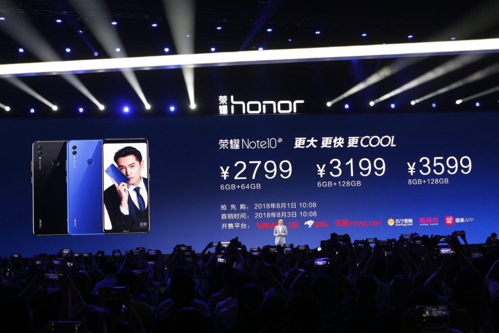 Honor Note 10 pricing