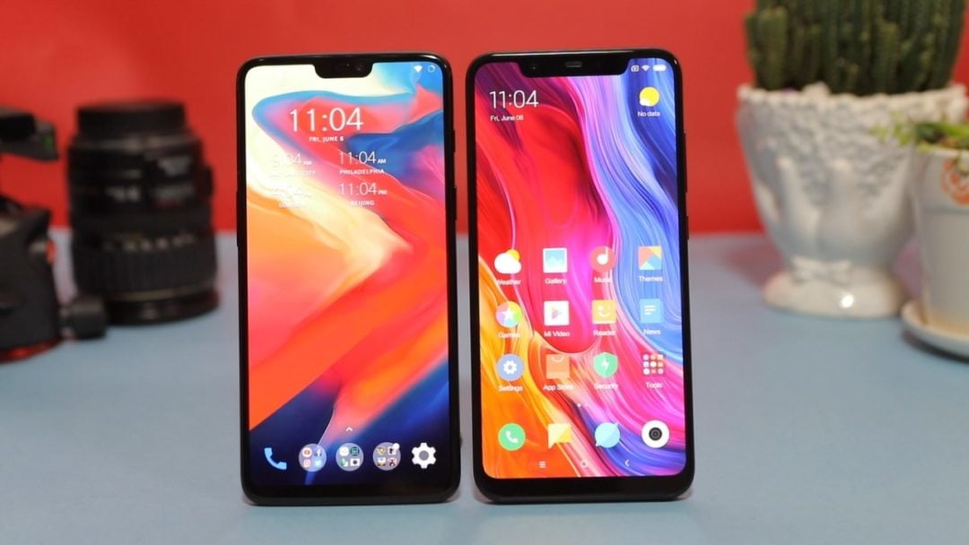 Xiaomi mi 8 vs oneplus 6 review