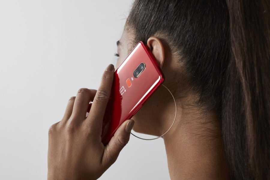 Oneplus 6 rojo