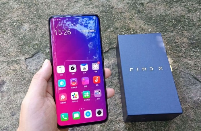 Oppo find X ecran