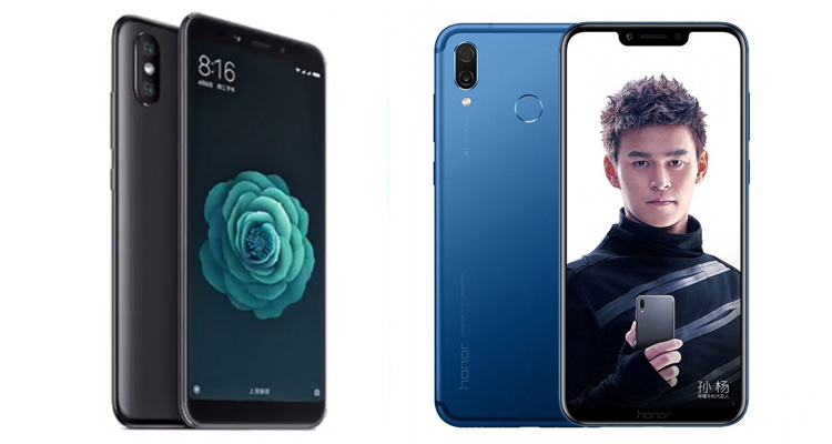 xiaomi mi a2 vs honor play